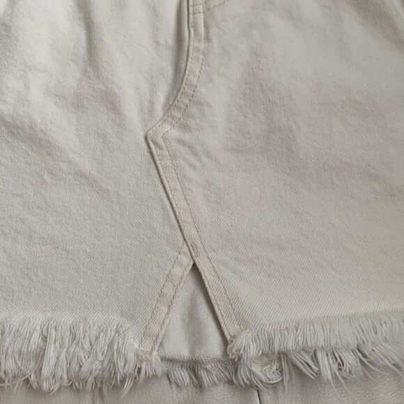 We The Free Denim Mini Skirt Cotton Size 31 - Picture 10 of 11